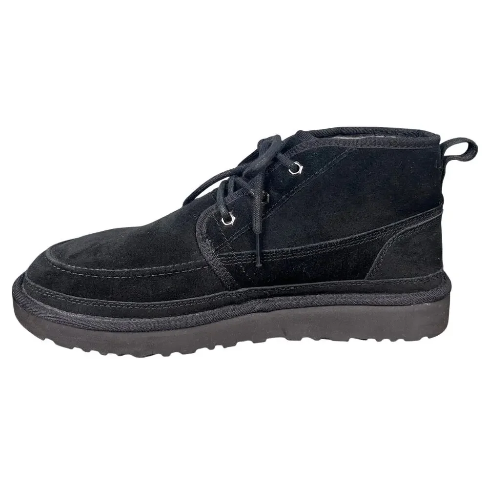 UGG Men's Neumel Moc Black Suede Chukka Boots Size 11